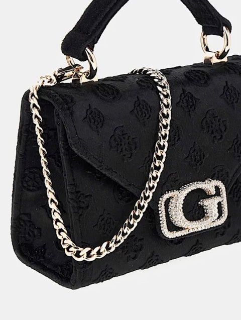 Bolso Bandolera Zalina Mini Logo Negro - Guess