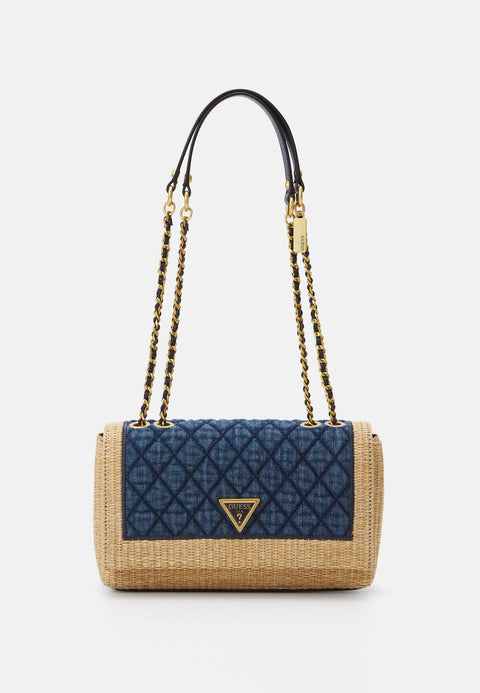 Bolso Bandolera Delfa Natural Denim - Guess