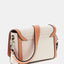 Bolso Bandolera Mini Sebina Natural Y Naranja - Guess