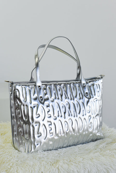 Bolso Shopper Metal Logo - Agatha Ruiz De La Prada