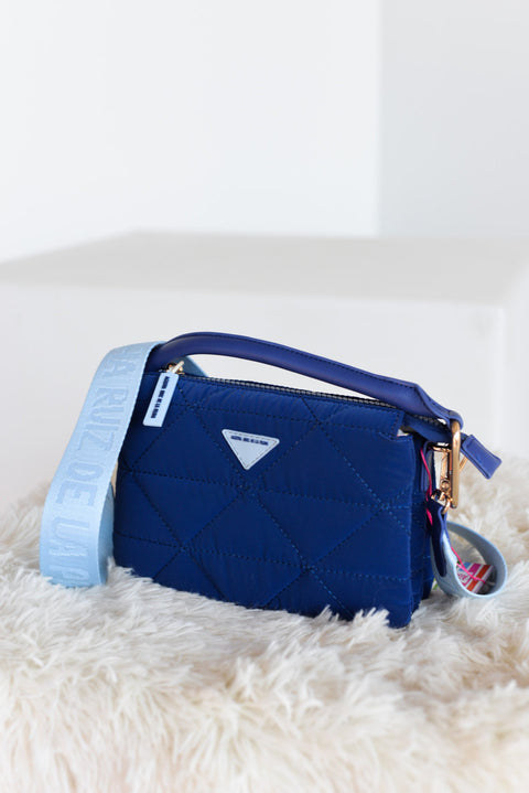 Bolso Bandolera Mini Acolchado Azul - Agatha Ruiz De La Prada