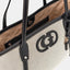 Bolso Tote Sebina Natural Y Negro - Guess