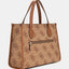 Bolso De Mano Izzy Logo Latte - Guess