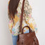 Bolso De Mano Levia Chocolate - Guess