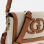 Bolso Bandolera Mini Sebina Natural Y Caramelo - Guess