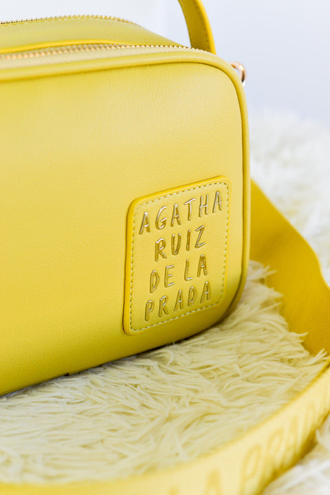 Bolso Bandolera Piel Vegana Logo - Agatha Ruiz De La Prada