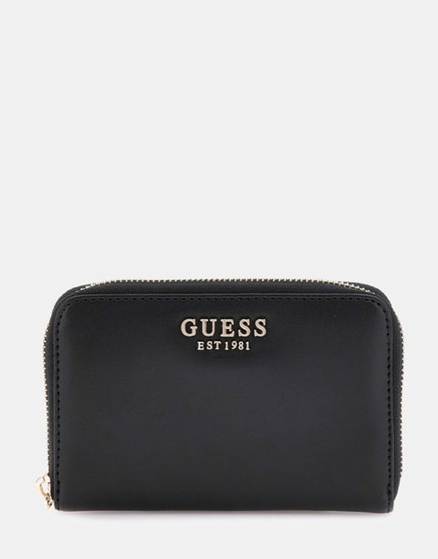 Billetera Mediana Laurel Negra - Guess