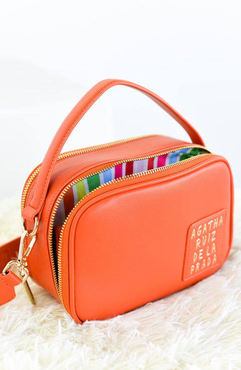 Bolso Bandolera Piel Vegana Logo - Agatha Ruiz De La Prada