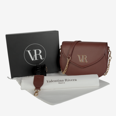 Bolso Bandolera Valentina Marrón- Valentina Rivera